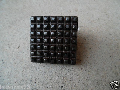 (n°7 ) old tool / OUTIL ANCIEN, plaquette boucharde  marteau tailleur de pierre - Photo 1/3