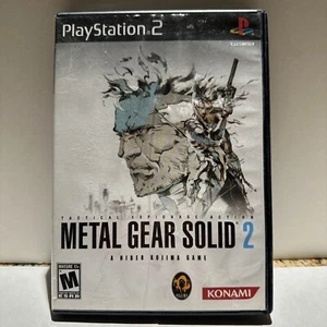 PS2 Metal Gear Solid 2 Sony Playstation 2 Completo con Caja Manual - Estuche Roto - Imagen 1 de 5