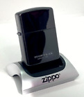 Étui d'armure Zippo titane noir logo gravure laiton briquet huile Japon neuf