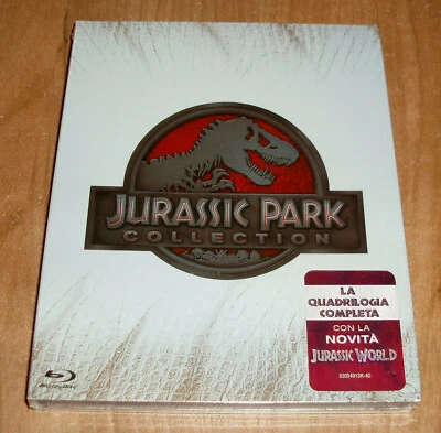 Jurassic Park+Jurassic World (Parque Jurasico) Coleccion 4 Blu-Ray Nuevo - Imagen 1 de 4