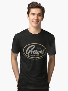 Greeves Classic Motorcycle T Shirt Scrambler Cafe Racer Biker Vintage Design - Picture 1 of 3