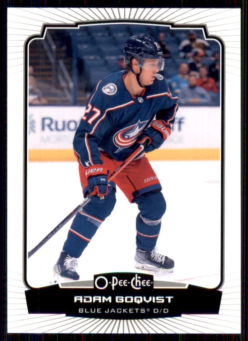 2022-23 UD O-Pee-Chee OPC Base #456 Adam Boqvist - Columbus Blue Jackets