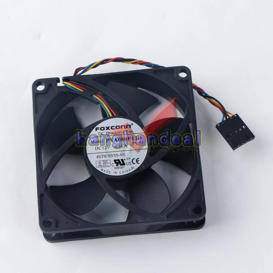FOXCONN PVA080F12H 12V 0.36A PWM fan New - Bild 1 von 1