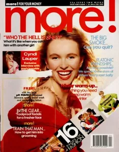 MORE JANUARY 1990 MAGAZINE CYNDI LAUPER 3 PAGE INTERVIEW WOMENS - Picture 1 of 3