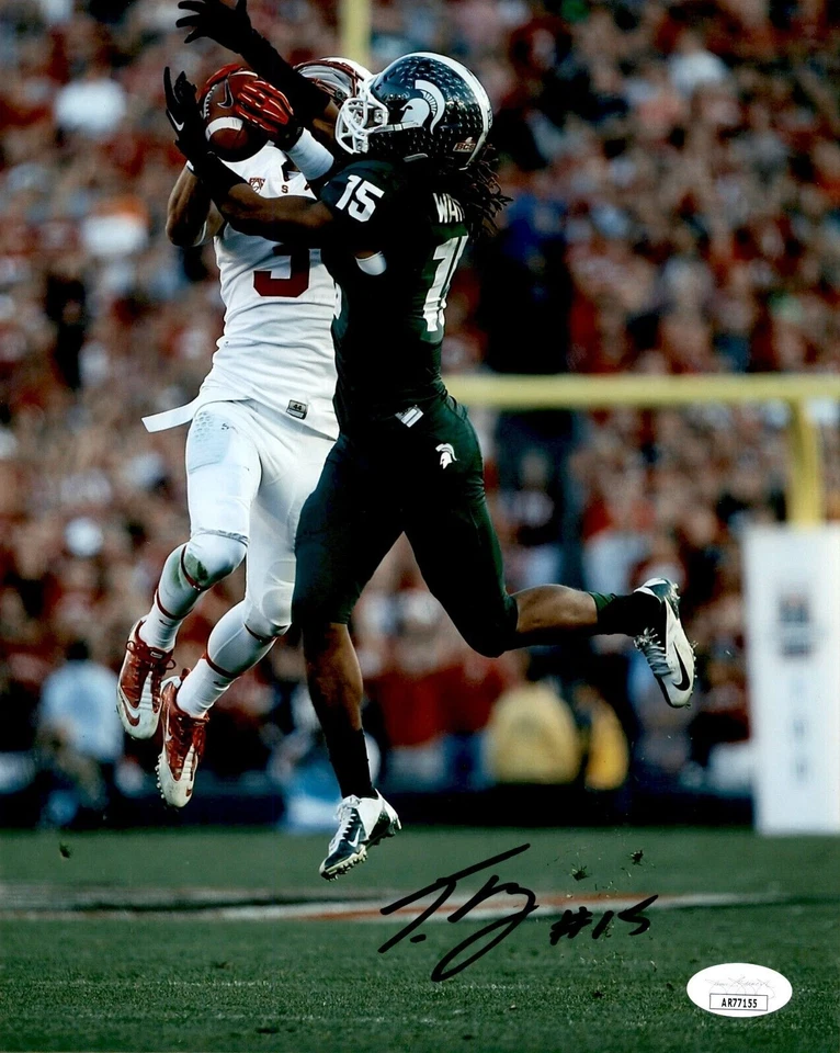 Trae Waynes Signed Michigan State Spartans 8x10 Photo JSA COA - Image 1 of 1