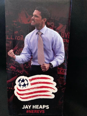 Jay Heaps Bobblehead New England Revolution MLS Soccer Head Coach - New in Box Cover