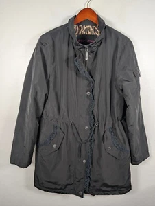 Betsey Johnson Jacket Women's Medium Lined Full Zip Snap Button Pockets Rain - Picture 1 of 14