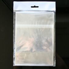 100 OPP Resealable Plastic Wrap Bags for Blu-ray 12mm DVD Cover Case