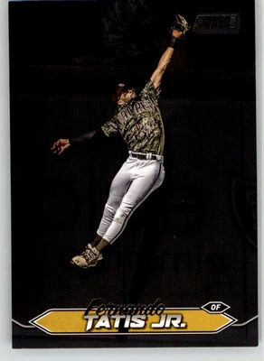 Fernando Tatis Jr. 2024 Stadium Club Black Foil 212 San Diego Padres - Image 1 of 2