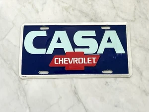 Oldtimer CASA Chevrolet Nummernschild Händler Albuquerque Las Cruces NM - Bild 1 von 4