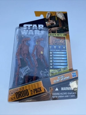 Star Wars Saga Legends Battle Droid (2010) Hasbro Figure Set 2-Pack SL20 New - Image 1 of 2