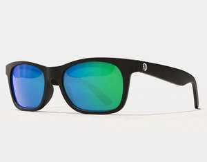 Gafas de sol Faded Days 159 mm XL cabezas grandes lentes polarizadas verdes/azules - Imagen 1 de 6