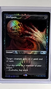2019 MTG Magic the Gathering M20 Core Set 2020 Promo Pack Foil #95 Disfigure - Picture 1 of 2