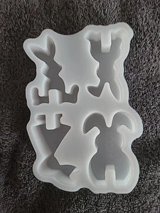 Hase Kantenhocker Silikonform giessform - Bild 1 von 2