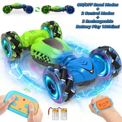 4WD RC Stunt Car Hand Gesture 360° Sensing Off-Road Remote Control Twist Car Toy - Image 1 of 4