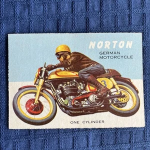 1954 Topps World on Wheels R714-24 T.C.G YOU PIC U - Norton - Picture 1 of 8