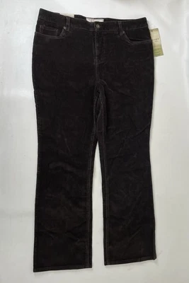 Sonoma Secretly Slimming Original Fit Boot Cut Corduroy Pants Womens 12S Brown - Image 1 of 4