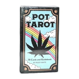 Pot Tarot Card Deck by Peggy White NEW Shrink-wrapped MaryJane Theme Sm0king NEW - Picture 1 of 12