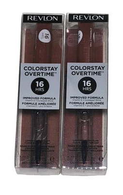 2 PACK - Revlon Colorstay Overtime Lip Color & Top Coat #340 Eternally Tan - Image 1 of 4