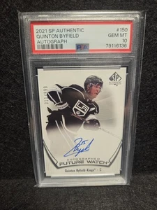 2021 SP AUTHENTIC QUINTON BYFIELD FUTURE WATCH AUTO /999 ROOKIE RC #150 PSA 10 - Picture 1 of 1