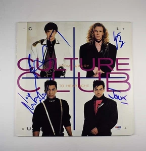 Culture Club Autographed Signed Album LP Record Certified Authentic PSA/DNA COA - Picture 1 of 3