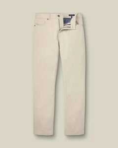 CHARLES TYRWHITT * NEW * W32 L30 LIMESTONE MEN'S SLIM FIT JEAN RRP £89.95 - Picture 1 of 14