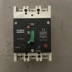 CRABTREE 125 AMP 25kA TRIPLE POLE MCCB POWERSTAR 7PBJN3125 Circuit Breaker MCB - Picture 1 of 6