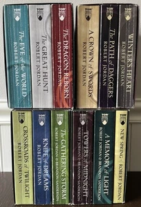 Wheel of Time Robert Jordan Boxed Set Lot of 12 TOR Fantasy Books - Picture 1 of 11
