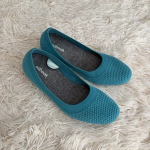 Allbirds Tree Breezers türkisfarbene Damen-Strick-Flats Größe 6 Öko-Komfortschuhe - Bild 1 von 7