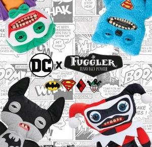 Zuru DC X Fuggler Set Of 4 The Joker, Batman, Harley Quinn, Superman - Picture 1 of 7