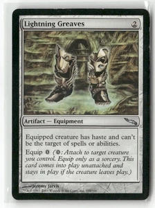 Magic the Gathering Lightning Greaves Mirrodin #199 - Picture 1 of 2