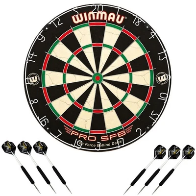 Winmau Dartboard Pro SFB Set inklusive 2 Satz Steeldarts | Dartscheibe Darts - Bild 1 von 4