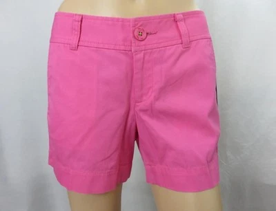 NUEVO Pantalones Cortos Lilly Pulitzer Callahan Palm Beach Rosa Algodón #26712 Talla 0 Nuevos con Etiquetas Foto 1 de 4