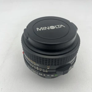 Minolta MD 50mm f2 Objektiv mit Minolta Objektivdeckel - Bild 1 von 5