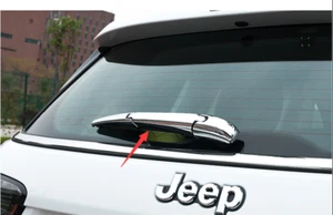 ABS Chrome Rear Wiper Cover Trim for 2017-2021 JEEP Compass Windshield 3PCS - Picture 1 of 5