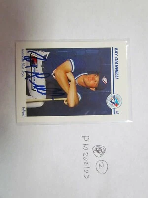 1991 Impel Ray Giannelli Signed Baseball Card  - Image 1 of 2