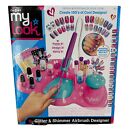 My Look Girls Nail Salon Spa Activity Kit Fashion Airbrush Glitter & Shimmer New