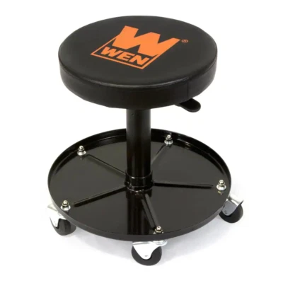 WEN 73012T 300-Pound Capacity Pneumatic Rolling Mechanic Stool - Image 1 of 4