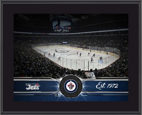 Winnipeg Jets 10" x 13" Sublimated Team Stadium Plaque - Fanatics Cover
