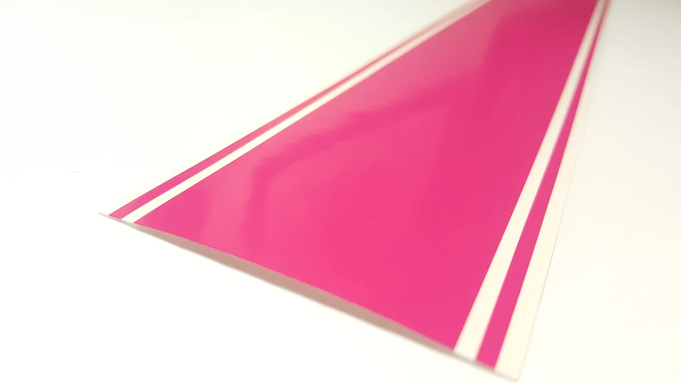 Calcomanías adhesivas de vinilo a rayas de carreras de 6" x 144" *18 COLORES* rayas Foto 1 de 2