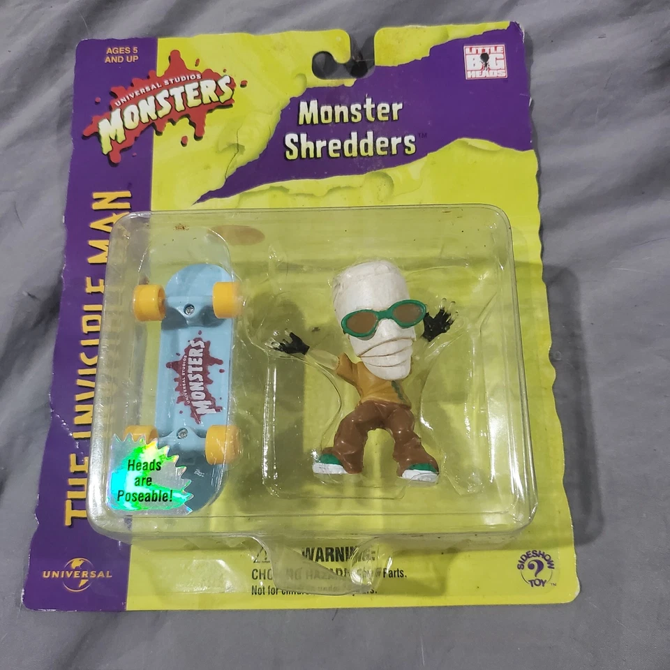 Monster Shredders The Invisible Man Little Big Heads 1999 de colección Foto 1 de 1