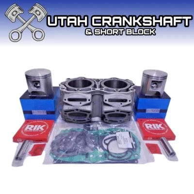 Resleeved Sea-Doo STD 951 Carb Cylinder Pistons 97-02 GSX GTX LRV 6 Port 12A5N1 - Image 1 of 3