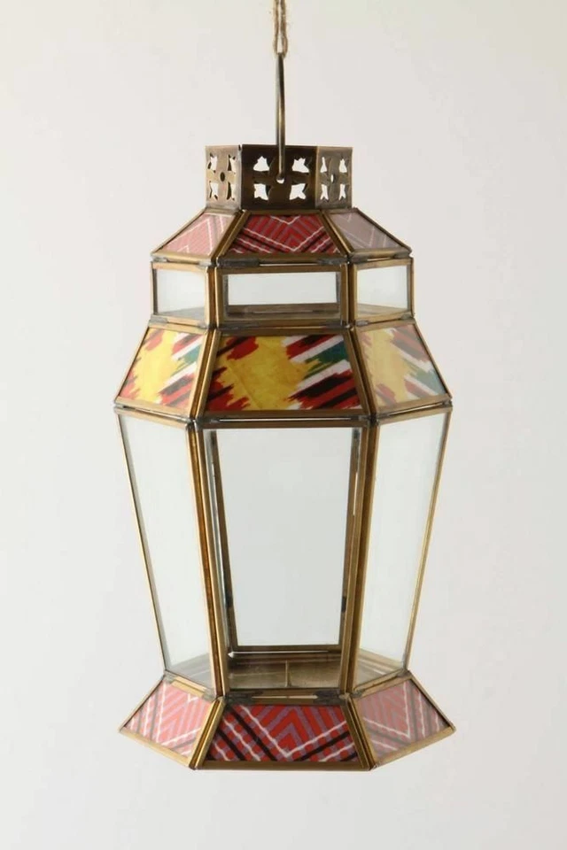 Nuevo en caja Anthropologie cortinas bungalow linterna marroquí Foto 1 de 1