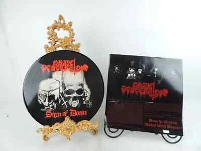 Grave Desecrator - Sign of Doom Picture Lp VULCANO - SARCOFAGO - BLASPHEMY - Image 1 of 2