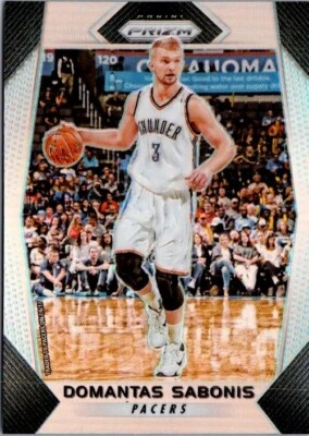 Domantas Sabonis 2017-18 Panini Prizm Silver #228 Indiana Pacers Thunder Kings - Image 1 of 2