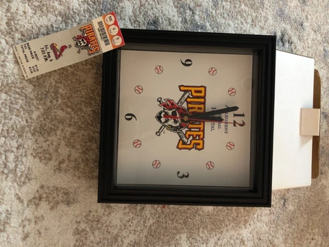 Pittsburgh Pirates Baseball Clock Cover