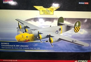Corgi 1/72 USAF Cosolidated B-24H Liberator Italy Late 1944 AA 34015 - Picture 1 of 14