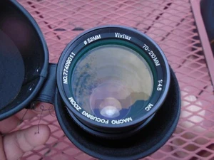 Vivitar Zoom lens 70-210mm, 1:4.5 Macro Focusing Zoom No 77409011 - Picture 1 of 6