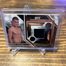 2017 NICK DIAZ TOPPS UFC KNOCKOUT JUMBO FIGHT MAT RELIC Card - 42/99