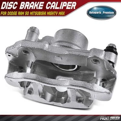 Pinza de freno del conductor delantero con soporte para Dodge Ram 50 Mitsubishi Mighty Max 4x4 Foto 1 de 4